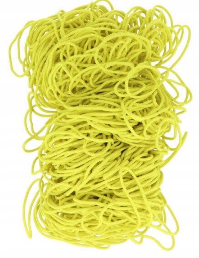 Gumová guma guľatá guma 3 mm - žltá
