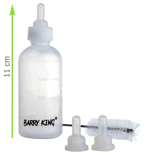 Fľaša na kŕmenie, 3 cumlíky + zubná kefka, 60 ml