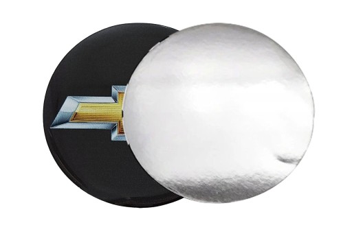 Silikónový emblémový odznak 60 mm pre Chevrolet 6 cm pre kryty nábojov