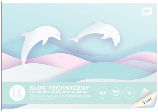 INTERDRUK pastel technický blok 10 listov