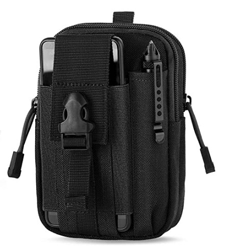 TAKTICKÁ TAŠKA VOJENSKÝ BEDROVÝ PÁS ČIERNA T1