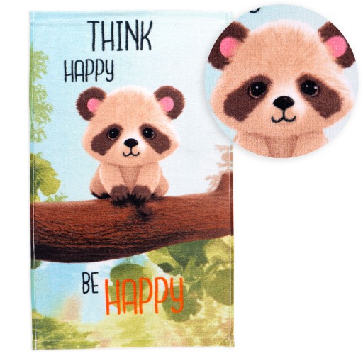 Osuška do škôlky 30x50 Animals Panda Bear