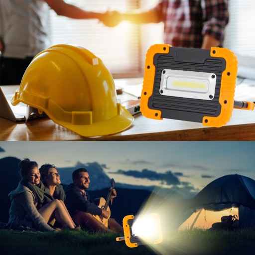 HALOGÉNOVÁ PRENOSNÁ LED 30W LAMPA VÝKONNÁ BATÉRIA