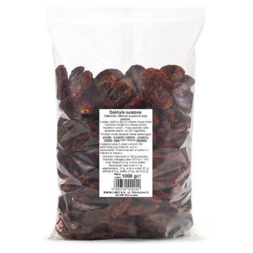 BAKALLAND DÁTLE NADÁHANÉ, CELÉ PRÍRODNÉ 1KG
