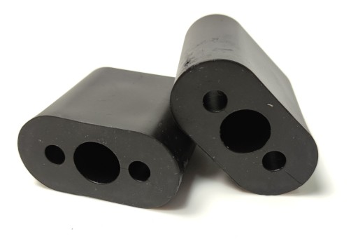 STOP Stopper Gumová zarážka bočnej brány dverí Čierna 40mm
