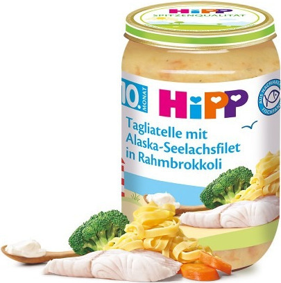 HiPP BIO Losos s cestovinou a brokolicou Vit.D