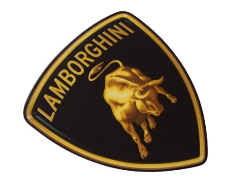 NÁLEPKA S LOGOM LAMBORGHINI SUPERCARS 8,3 x 9,3 cm