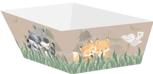 Krabičky na chrumky Forest Animals 4 ks Narodeninové