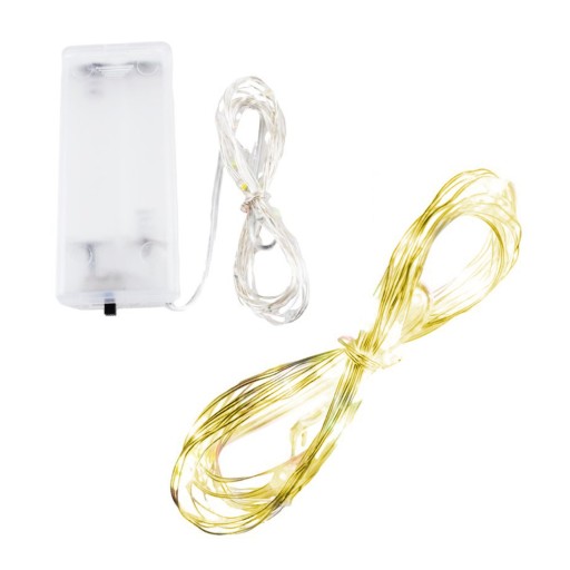 LAMPY, 20 LED DRÔTOV, BATÉRIE, VIANOČNÝ STROMČEK, DEKORATÍVNE DIÓDY