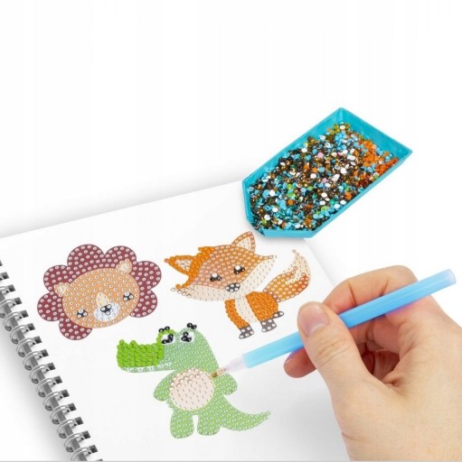 Diamantové nálepky Animals KIDEA