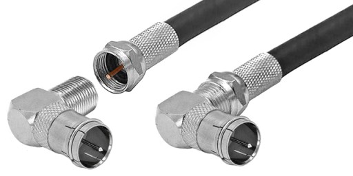 RF QuickF/wt-F/gn uhlový anténny adaptér 75Ohm