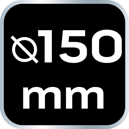Leštiaci vankúšik 150 x 150 mm x 25 mm, stredná špongia