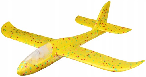 STYROPENOVÝ LIETADOVÝ KLUZÁK 47 CM SO SVIETIACI LED