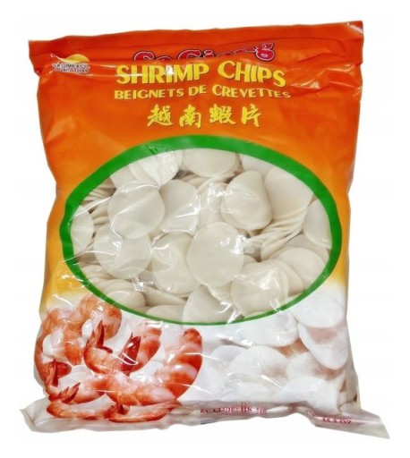 Sa Giang krevetové čipsy na vyprážanie, ľahké chrumkavé krevetové čipsy 1kg