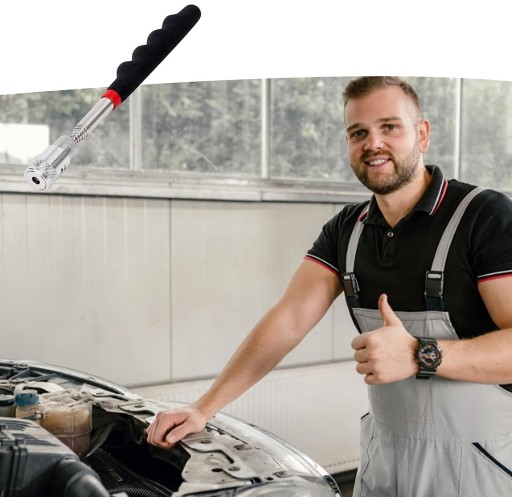 MAGNETICKÝ UCHOVÁVAČ LED TELESKOPICKÝ MAGNET 80CM
