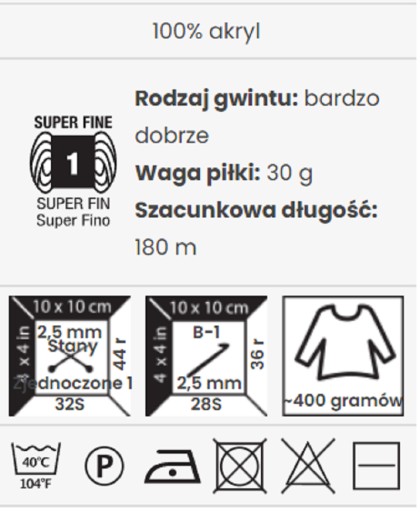 Priadza YarnArt Etamin 423 - krémová