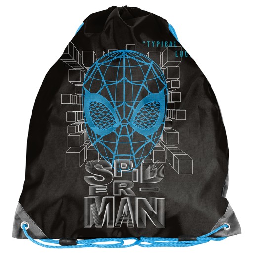 ŠKOLSKÉ TAŠKA NA TOPÁNKY PASO SPIDER-MAN PRE CHLAPCA, BATOH, ČIERNA