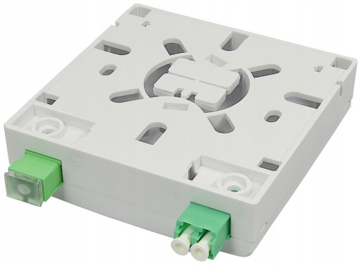 ÚČASTNÍCKA BOX Z OPTICKÉHO VLÁKNA 2xSC SIMPLEX FTTH