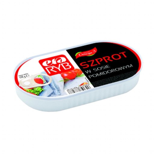 ŠPROTY V RAJKOVEJ OMÁČKE Era Ryb 0,17 kg