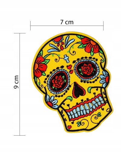 Nažehľovacia súprava Spanish Skull THERMO náplasť