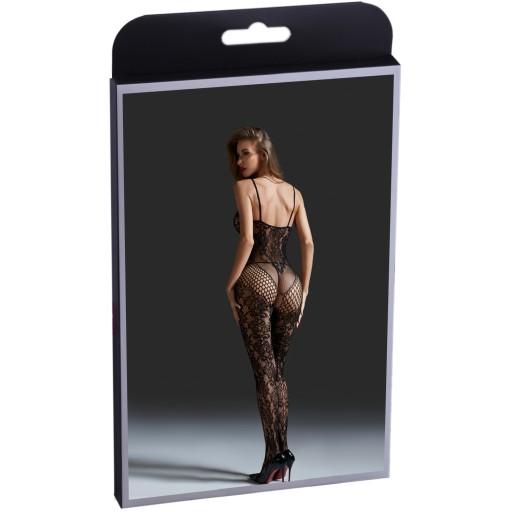 Erotický bodystocking overal s dierou