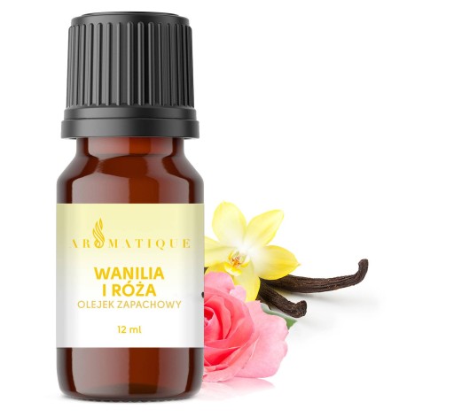 Aromatický olej s vôňou vanilky a ruží