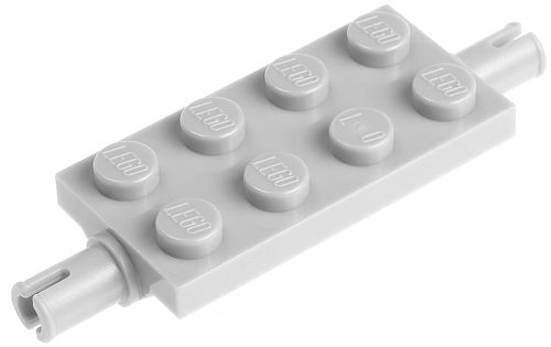 LEGO SVETLO SIVÁ PLATŇA 2X4 PODVOZOK Č