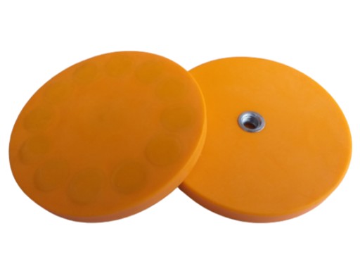 Neodymový magnetický držiak D43L-1, ORANŽOVÁ guma