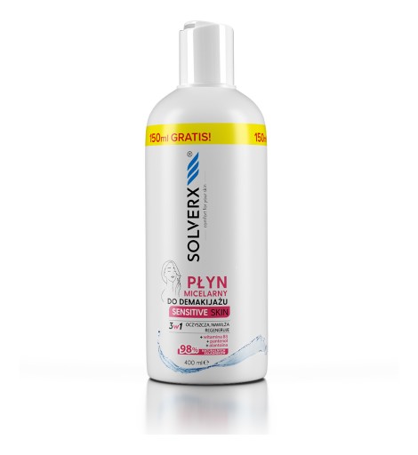 Solverx Sensitive micelárna tekutina 400 ml