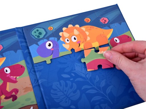 Magnetická puzzle kniha Dinosaury 40 ZA4268