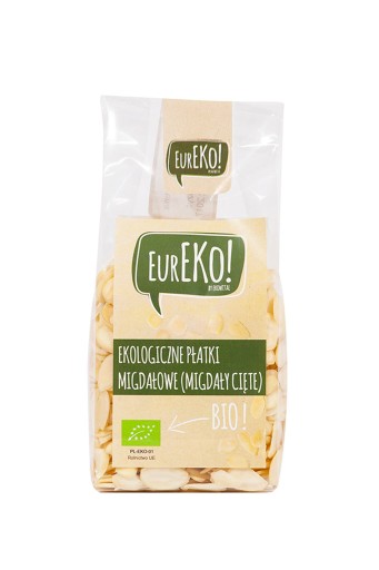 EUREKO Mandľové lupienky (rezané mandle) BIO 100 g