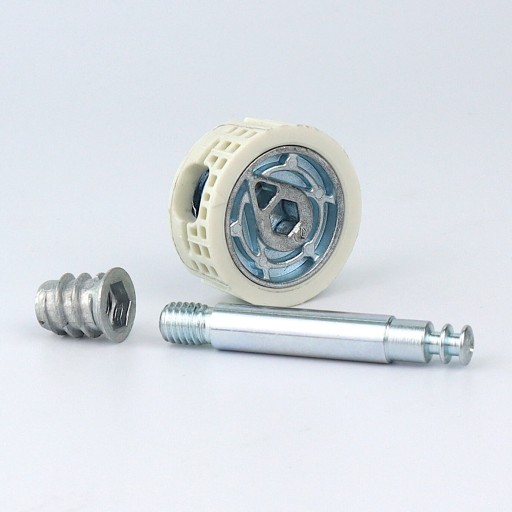 Konektor, uchytenie na rám, konštrukcia stola, posteľ Spiral Lock fi35mm, sada