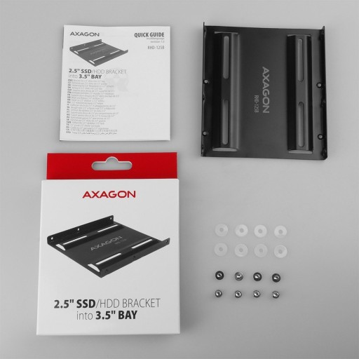 AXAGON RHD-125B Kovový rám pre montáž 1x 2,5