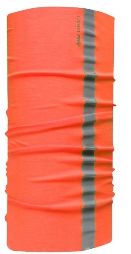 Oranžová bandana bandana s reflexným Lahti