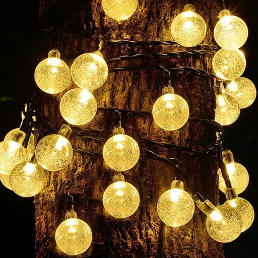 LIGHT GARLAND Solar Garden Záhradné svietidlá do záhrady 50 LED 5m