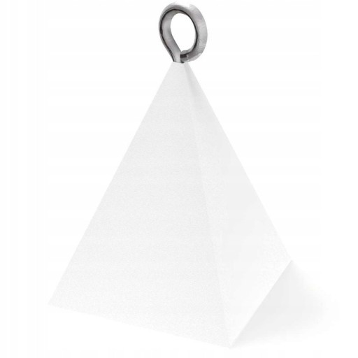 PYRAMIDKA Závažie na héliové balóniky WHITE Birthday Communion 70g