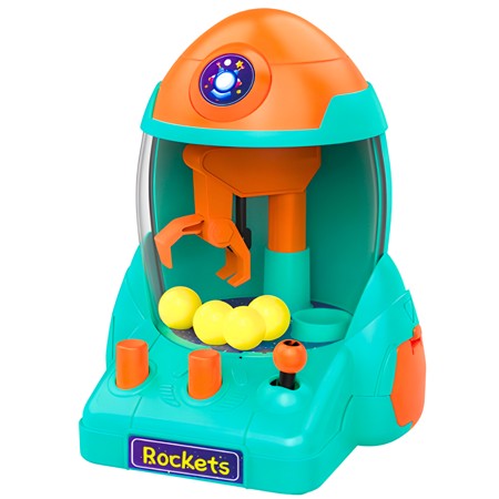 LAPAČ HRAČIEK RAKETOVÝ STROJ AUTOMATICKÝ MINI CLAWS GULIČKY