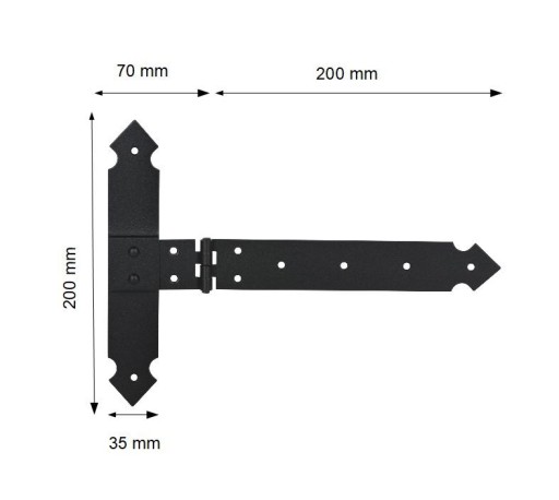 Altánok, okenicový krížový záves 200 mm