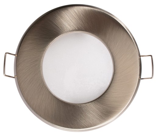 Svietidlo HALOGEN Okrúhle AQUS GU10 IP44 Satin