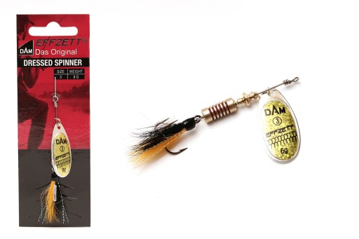 Spinner Spinner Dam Standard DRESSED SPINNER 5/12g REFLEX GOLD