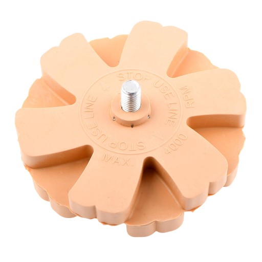 Disk Okrúhly gumený disk na odstraňovanie lepidla z ráfikov, Adaptér Flower