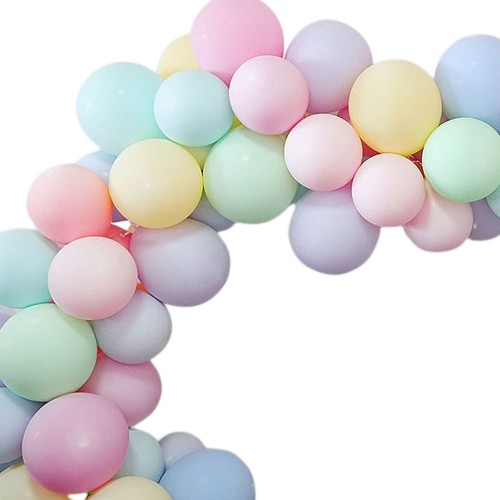 Pastelové MIX farebné balóny 50 kusov narodeniny 23