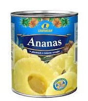 Plátky LEVIATSKEHO ANANÁSU V SIRUPE 565G CONHORT