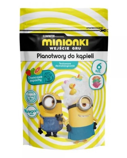 Minions Pena do kúpeľa 6 ks 120g