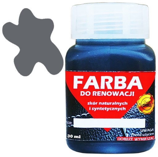 RENOVÁCIA KOŽE FARBA ČALÚNENIA SVETLÁ POPEL 30ml