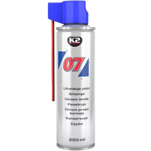 K2 07 - MULTIFUNKČNÝ ODSTRAŇOVAČ HRDZE DUOSPREJ 250ml