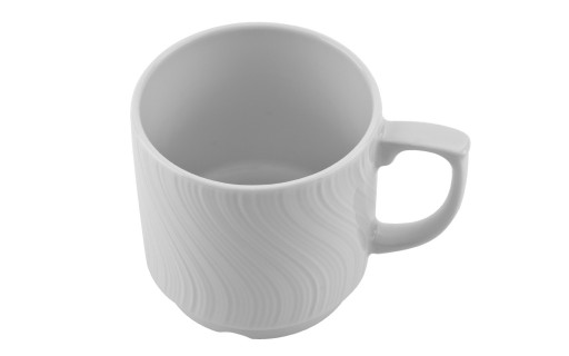 Porcelánový hrnček Lubiana Victoria biely, 300 ml