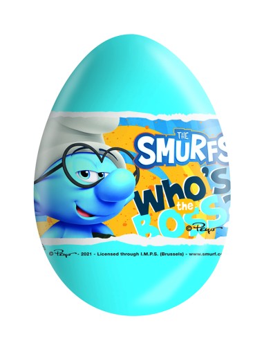 ČOKOLÁDOVÉ PREKVAPENIE VAJCIA SMURFS SMURFS 3 BALENIE 3x20g