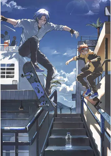 Anime Manga SK8 plagát nekonečna sk8_033 A3
