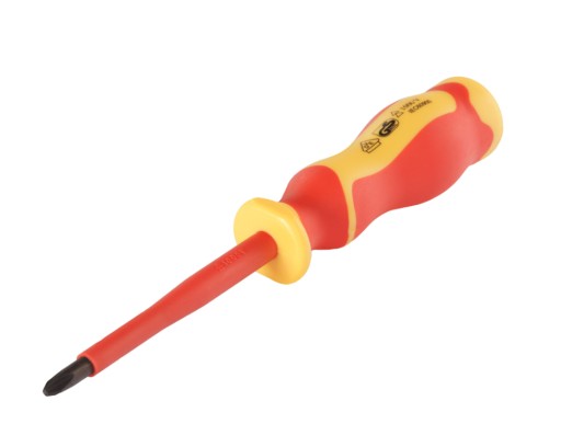VDE izolovaný skrutkovač S2 STEEL QUALITAT PH1x80mm-VORSTAHL